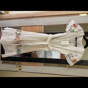 Cleobella floral embroidered dress